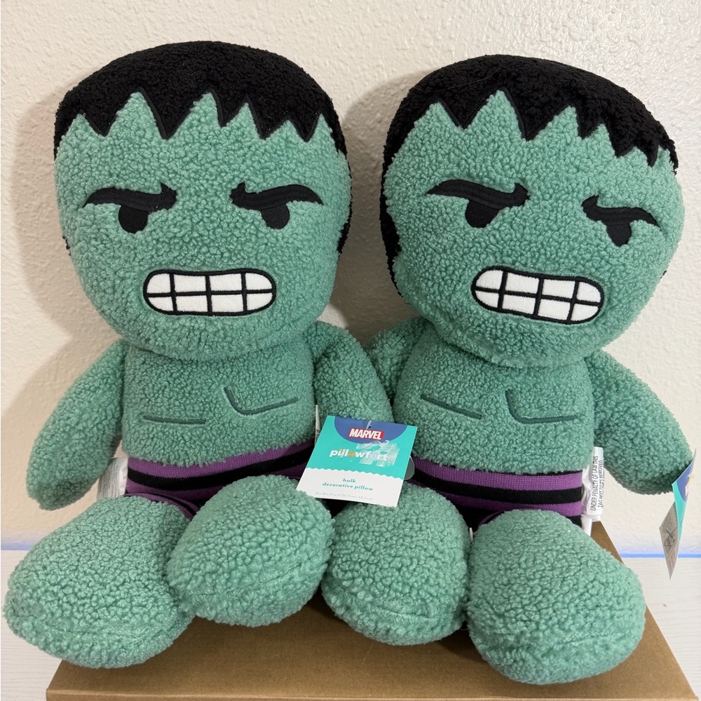 Marvel Hulk Kids' Pillow Buddy by Pillowfort 21 in NWT